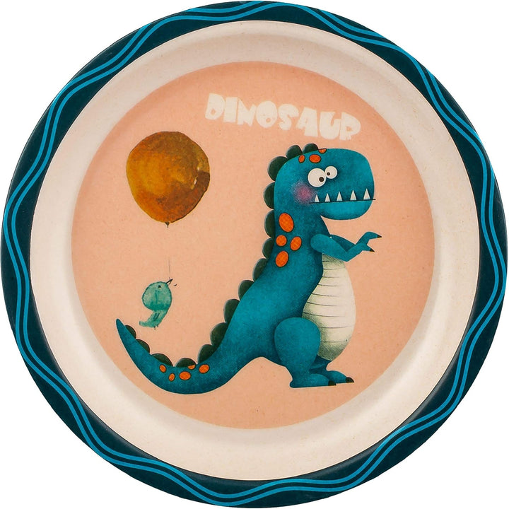 alles-meine.de GmbH Geschirr Artikelwahl 5 TLG. Geschirrset - Dinosaurier - Trinktasse + Teller + Mü