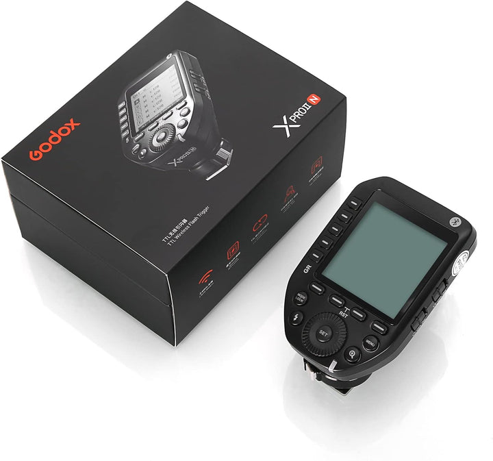 Godox XProII-N 2.4G Flash Trigger Transmitter TTL Autoflash 1/8000s HSS Grosser LCD-Bildschirm 32 Ka