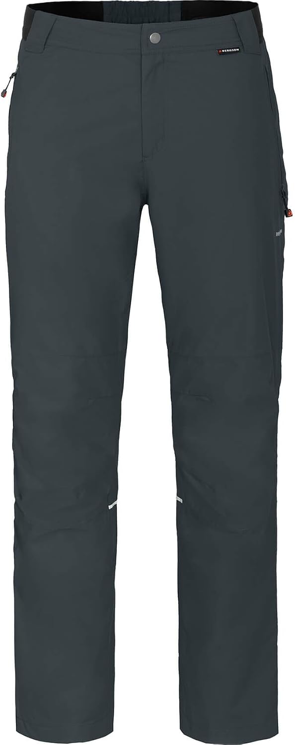Bergson Herren Regenhose MITCHELL THERMO COMFORT - elastischer Comfort Bund - wasserdicht - winddich