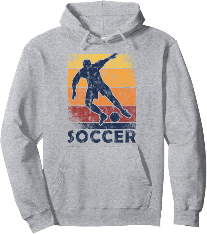 Fussball Striker American Football Player Vintage Pullover Hoodie