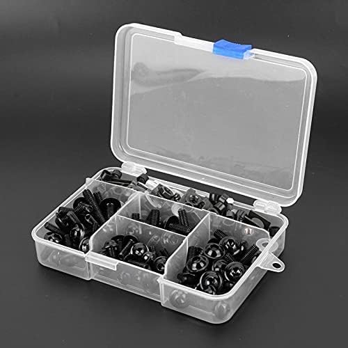Motorradschraube,Duokon Motorrad Body Faring Work Bolt Kit Kotflügelschrauben Clips, 177pcs Motorrad