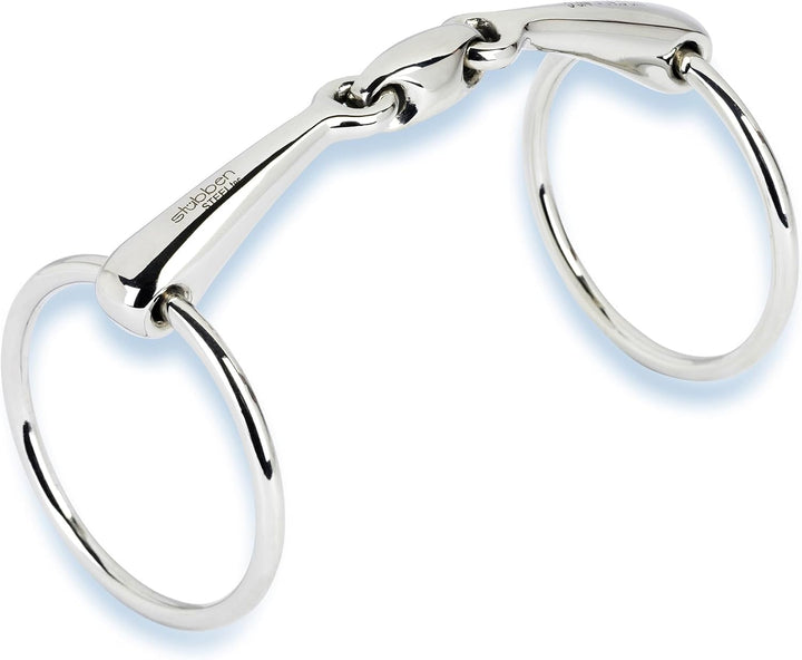 Stübben Gebiss 2221 Trense Easy Control doppelt gebrochen 11,5 cm - 14 mm - Edelstahl, 11,5 cm - 14
