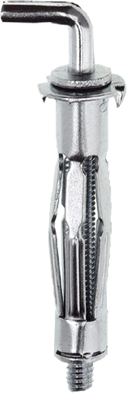 TOX Metall-Hakendübel Pirat Skippi M5 x 37 mm verzinkt, für Befestigungen in Gipskartonplatten, 50 S