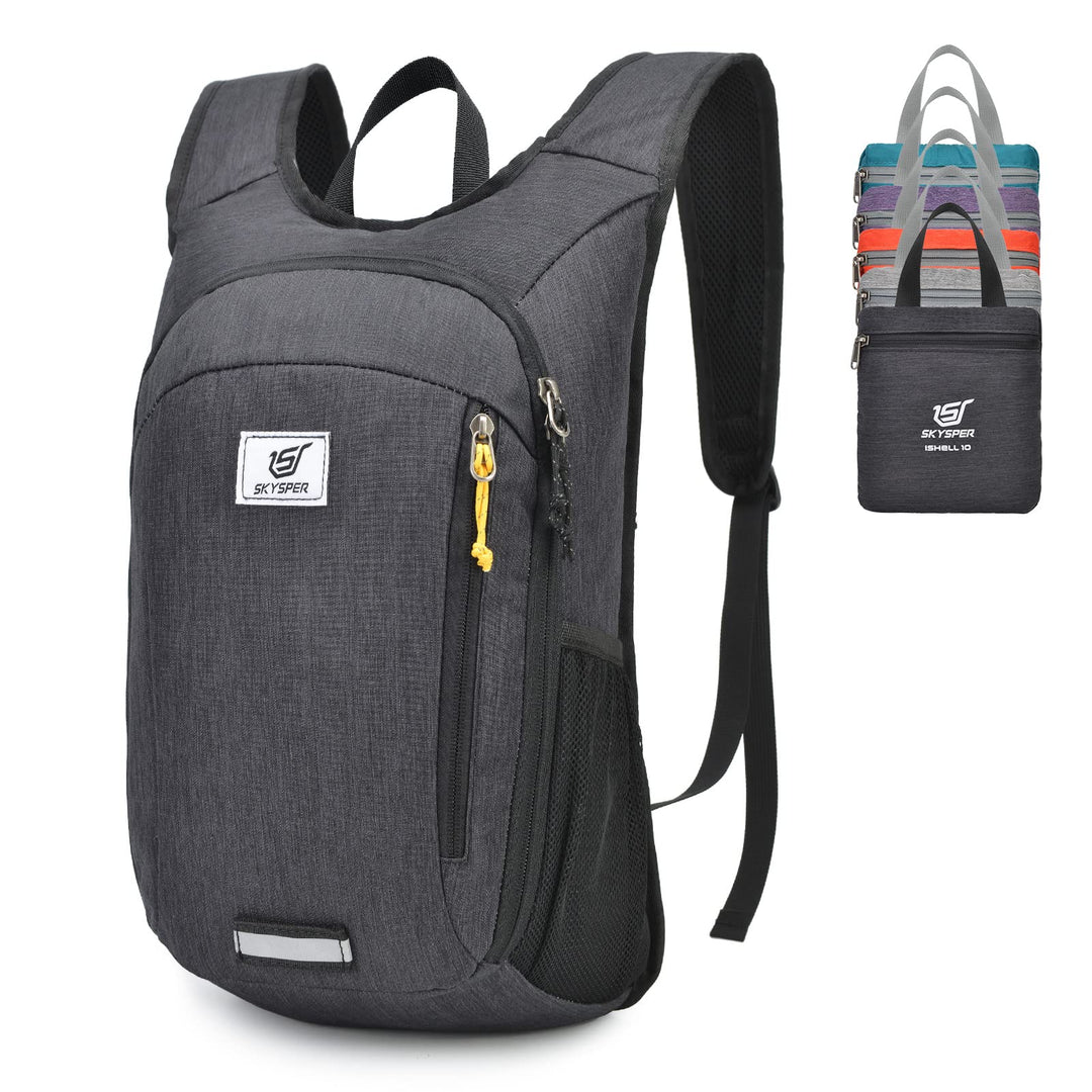 SKYSPER 10L/15L/20L Faltbarer Rucksack Ultraleicht Tagesrucksack Wasserfest Daypack Reiserucksack Wa