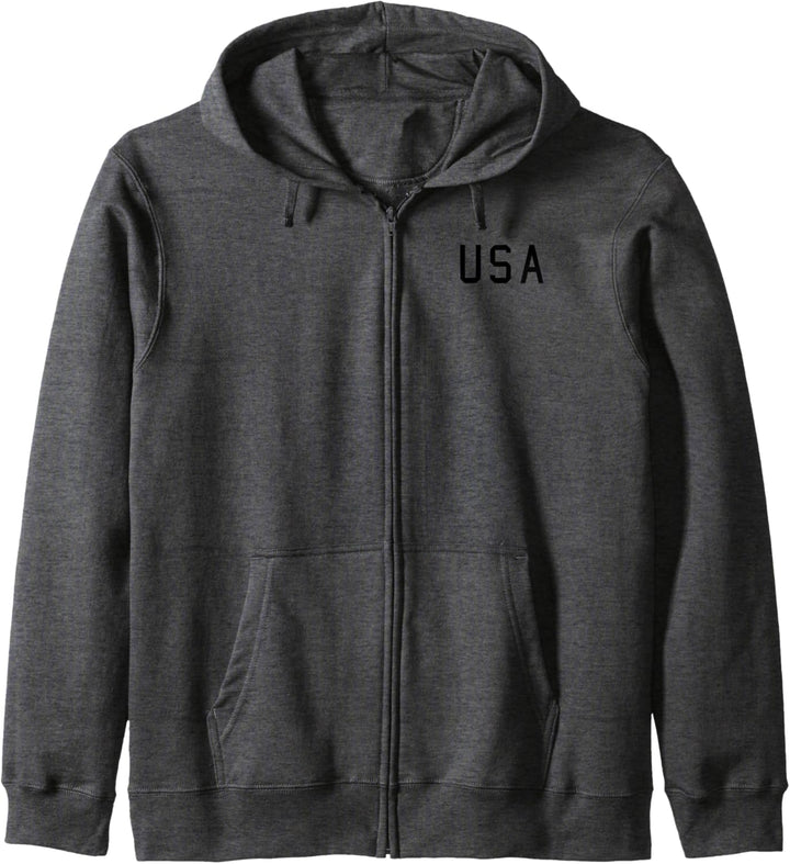 Trendy USA Pocket Logo Kapuzenjacke