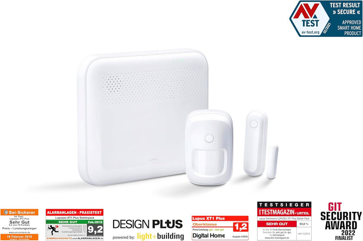 XT1 Plus Starter Pack, Smart Home Alarmanlage für Haus und Wohnung, Deutscher Hersteller, mit Kamera