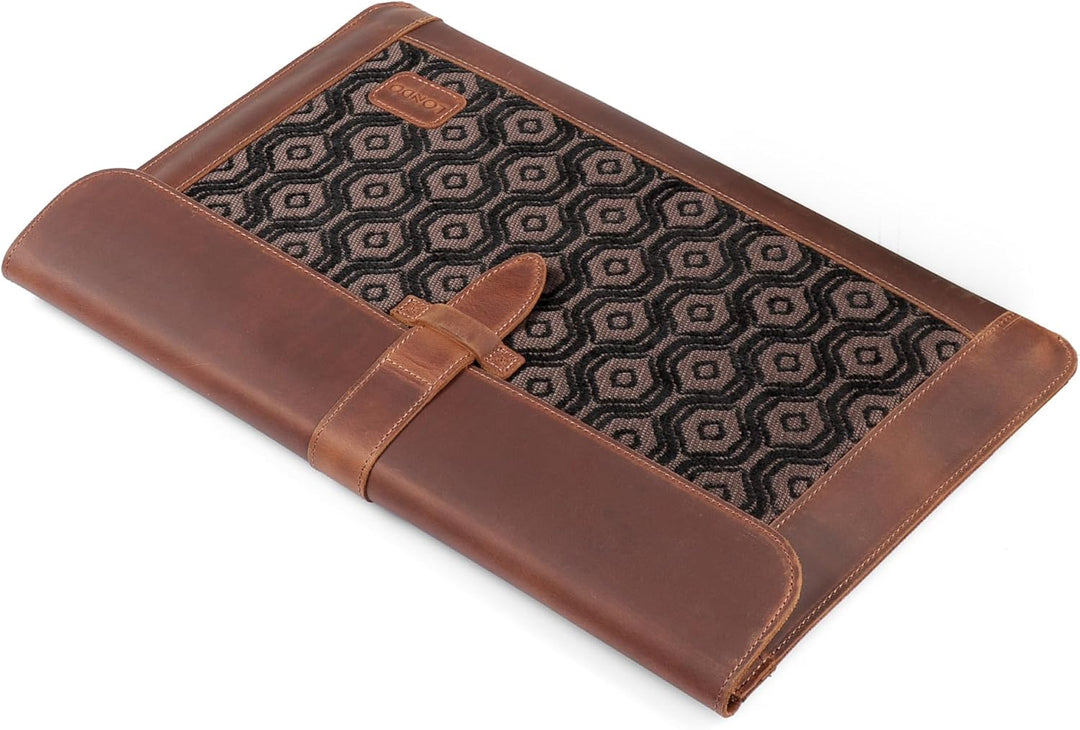 Londo Echtleder Tasche, Hülle für MacBook Pro – 13,3 & 13 Zoll und iPad Pro 12.9 Zoll Kompatibel mit
