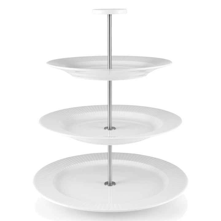 EVA-TRIO | Etagere Legio Nova | Dreistöckige Etagere, bestehend aus drei Legio Nova-Tellern | White
