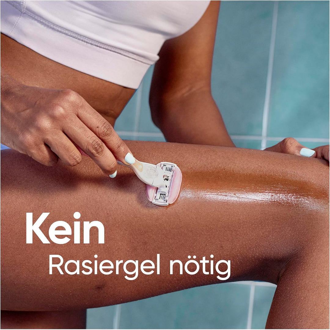 Gillette Venus ComfortGlide Spa Breeze Damenrasierer, 1 Ersatzklingen, rutschfestes, ergonomisches H