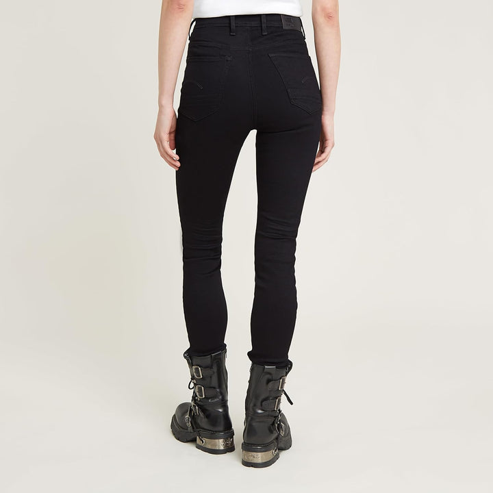 G-STAR RAW Damen Kafey Ultra High Skinny Jeans 24W / 30L Schwarz (Pitch Black D15578-b964-a810), 24W