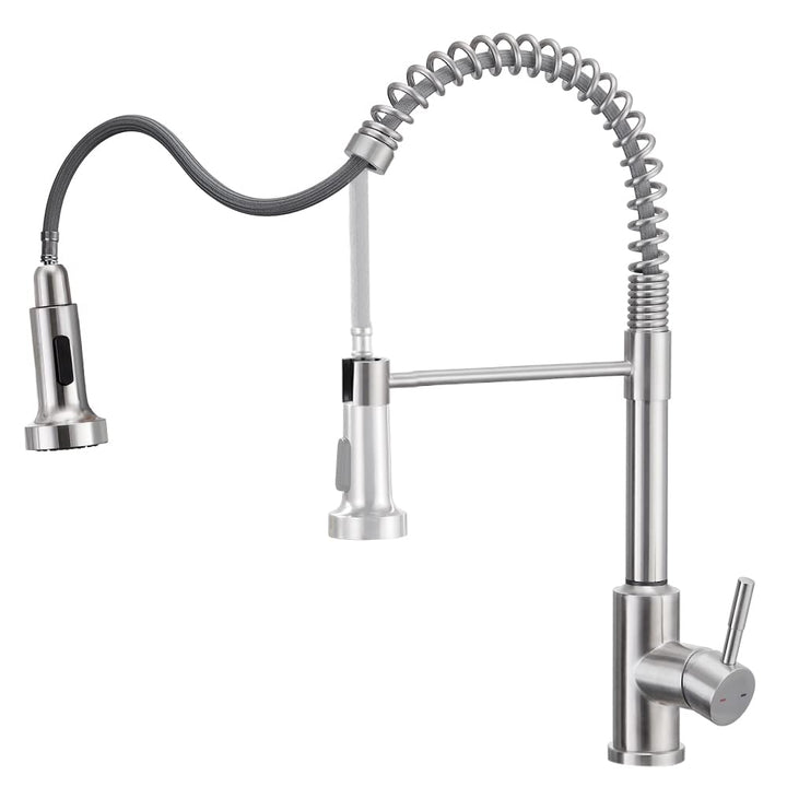 Küchenarmatur mit Brause Ausziehbar, Wasserhahn Küche Spültischarmatur mit Brause 360° Drehbar Armat