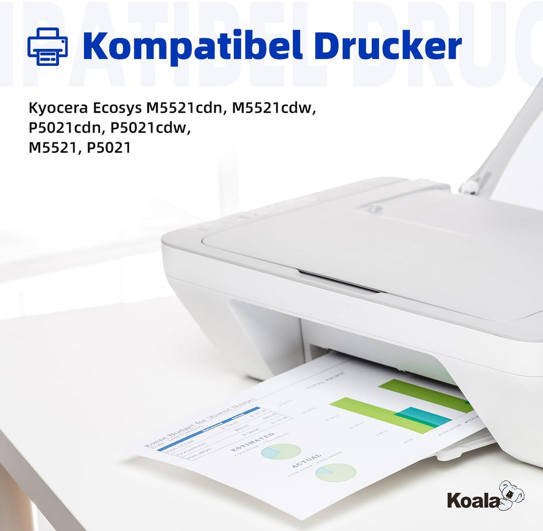 Koala TK-5230 TK5230 Toner Kompatible für Kyocera ECOSYS M5521cdn M5521cdw P5021cdn P5021cdw M5521 P