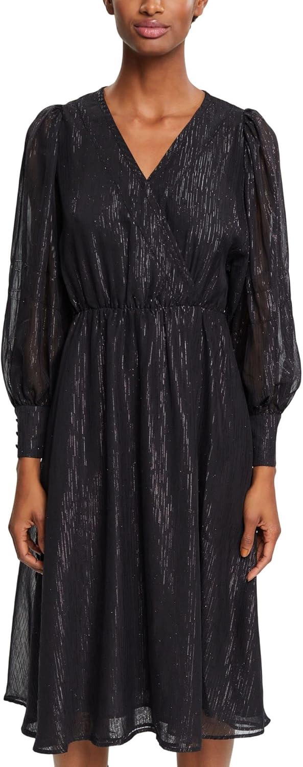 ESPRIT Damen Kleid für besondere Anlässe 40 002/Black 2, 40 002/Black 2