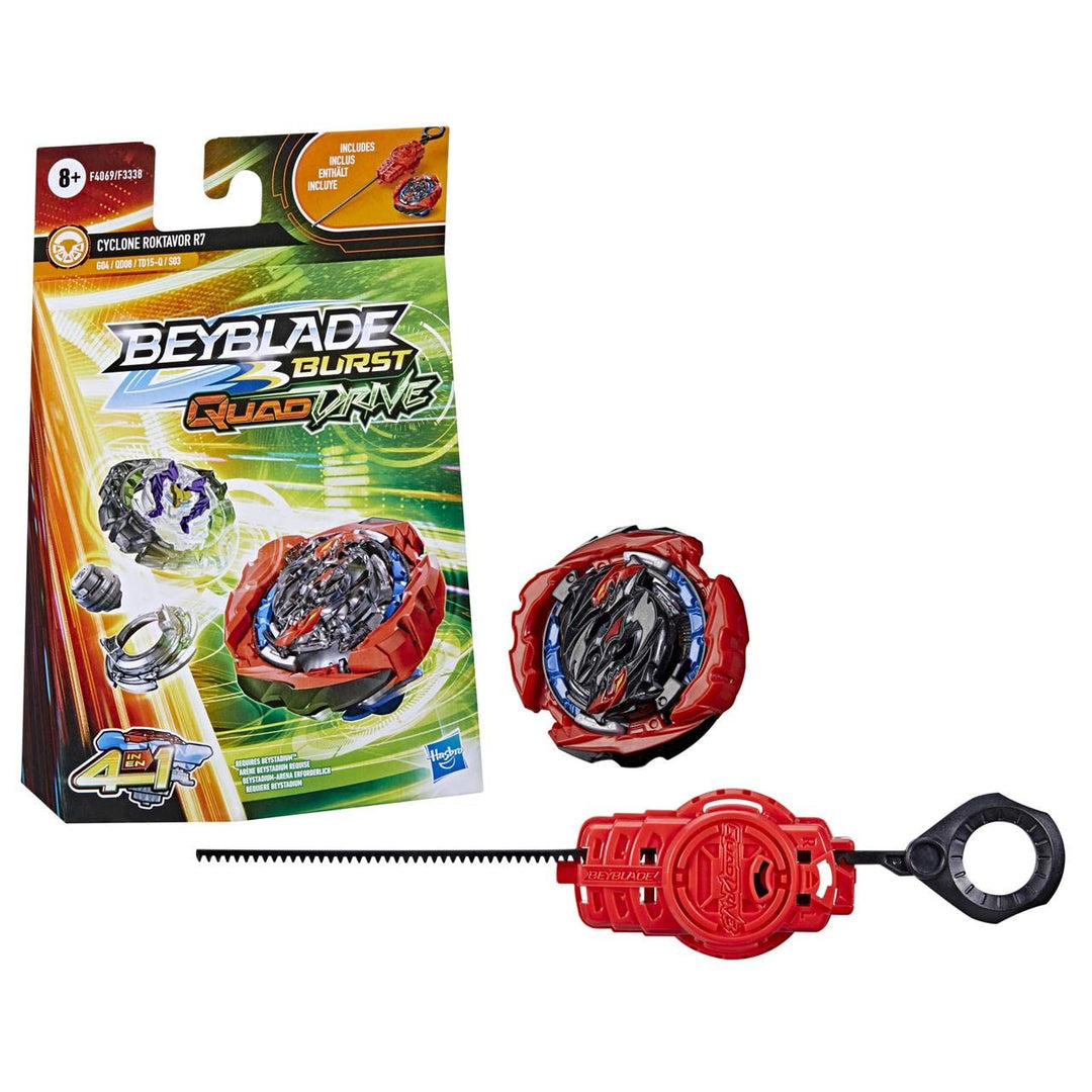 Hasbro - Beyblade Quad Drive Pack Kreisel und Launcher, Mehrfarbig (F3338EU4)