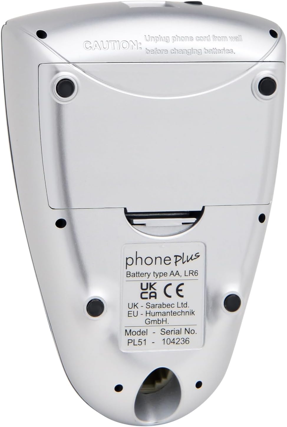 Humantechnik PL-51 – In-Line-Verstärker für Telefon, Silber