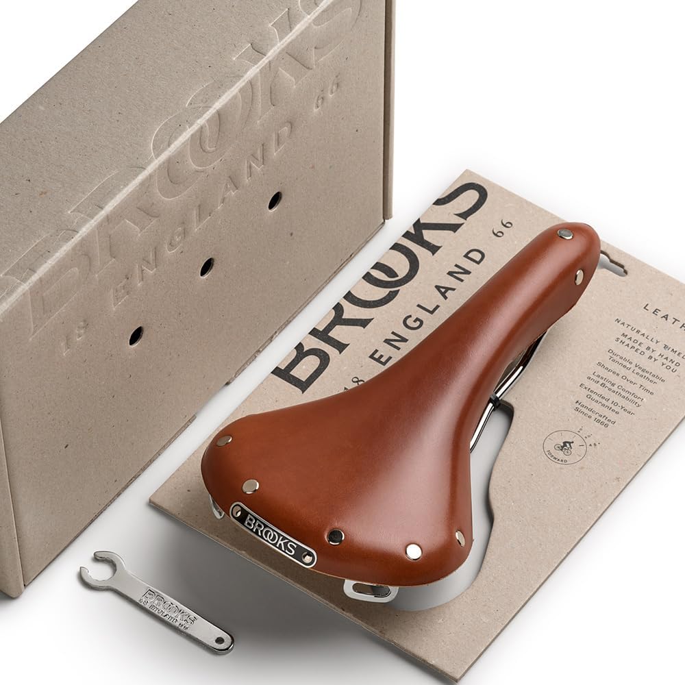 Brooks England Herren Sättel Swallow B15 Unique Line Honey, Honey
