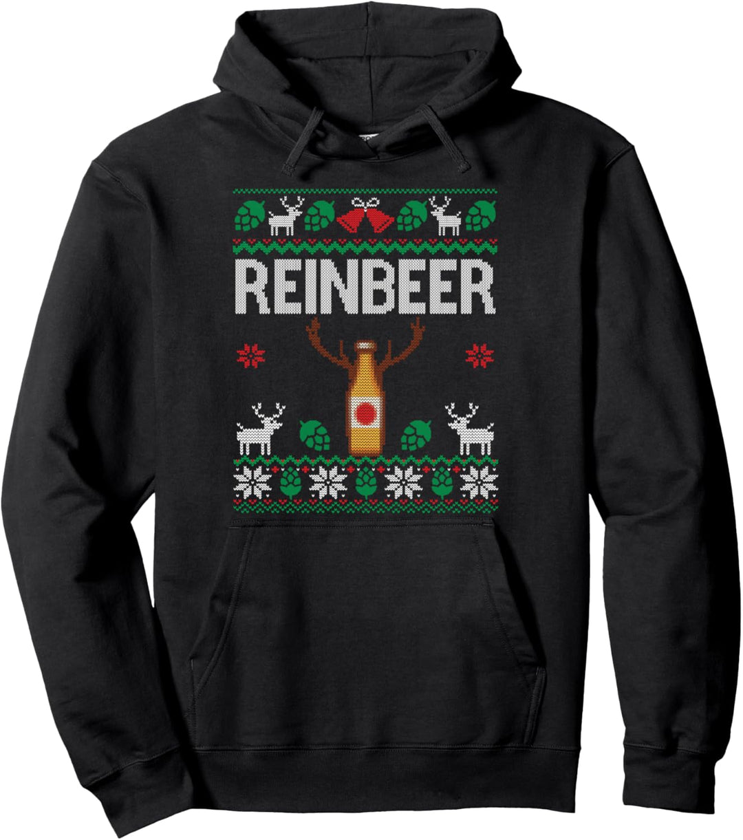 Reinbeer | Bier hässliche Weihnachten Ugly Christmas Beer Pullover Hoodie