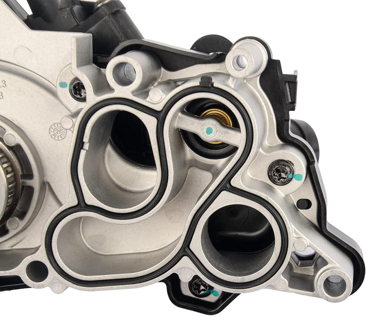 Flynsu 4 Röhren Kühlmittelpumpenthermostat mit Wasserpumpe 04E121600AL 04E121600H 04E121600K 04E1216