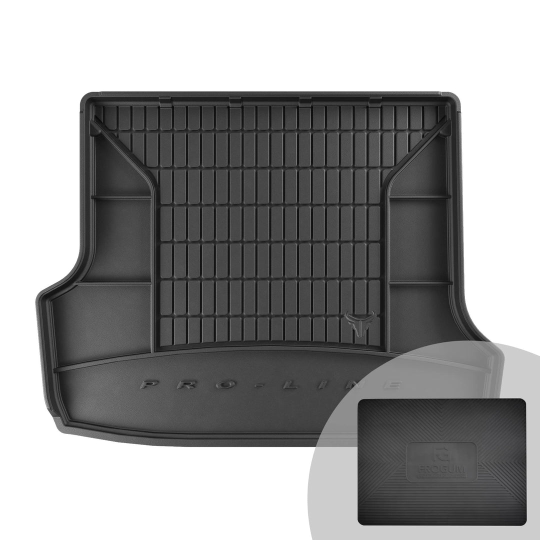 FROGUM ProLine 3D Gummimatte Exklusive Auto Kofferraummatte Kofferraumwanne für Volvo V70 II 2000-20