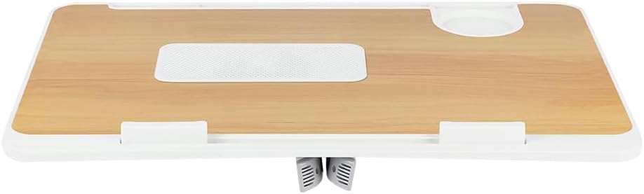 LANTUS Laptop-Ständer fürs Bett, Betttisch mit Laptop-Kühler, Halterung für Tablet, Schublade, höhen
