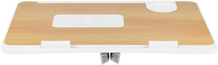 LANTUS Laptop-Ständer fürs Bett, Betttisch mit Laptop-Kühler, Halterung für Tablet, Schublade, höhen