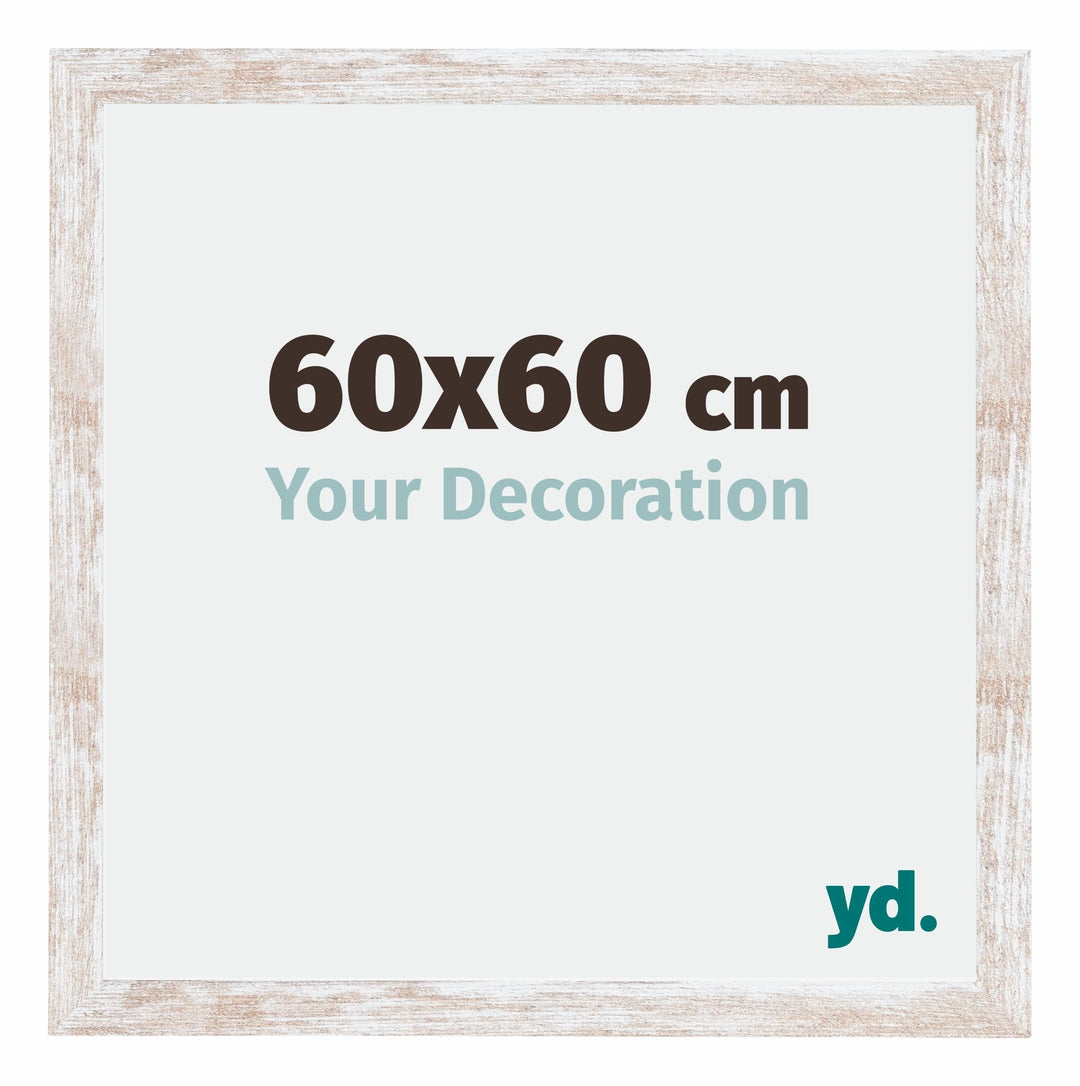 yd. Your Decoration - Bilderrahmen 60,00x60,00 cm - Bilderrahmen aus MDF mit Acrylglas - Antireflex