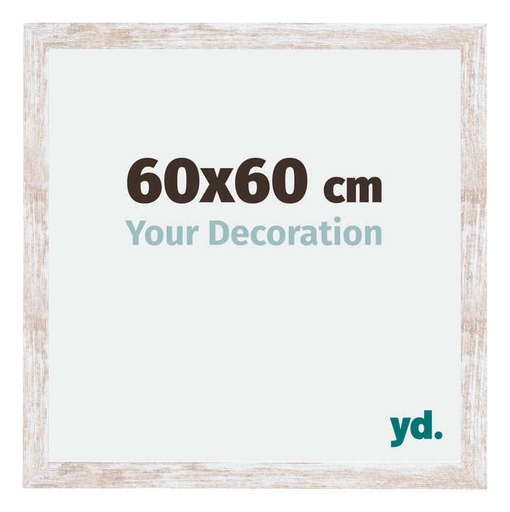 yd. Your Decoration - Bilderrahmen 60,00x60,00 cm - Bilderrahmen aus MDF mit Acrylglas - Antireflex