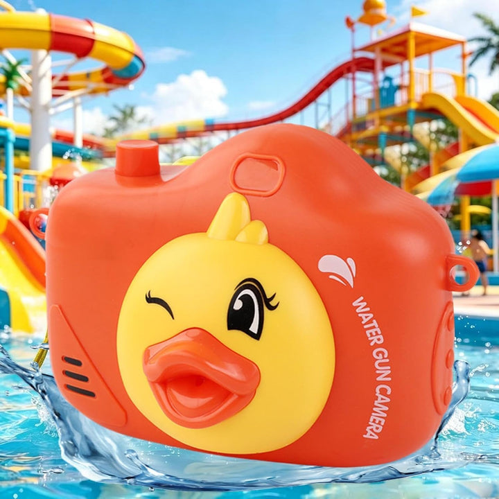 Streichkamera Wasserspielzeug Cartoon Enten Kamera Spritzspiele | Taschengrösse Tier Spritzspielzeug