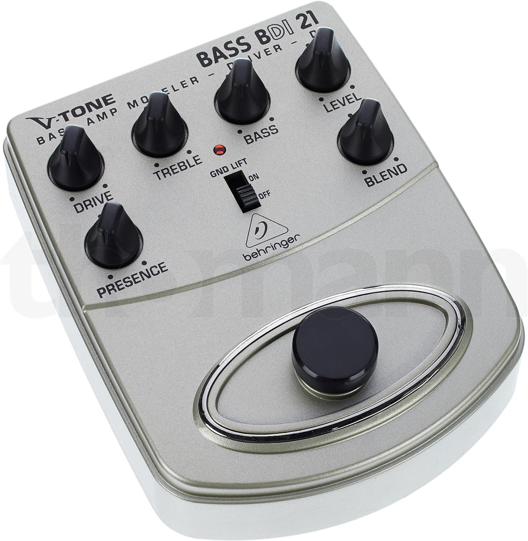 Behringer V-TONE BASS DRIVER DI BDI21 Bass Amp Modeler/Direct Recording Preamp/DI Box V-TONE BASS DR