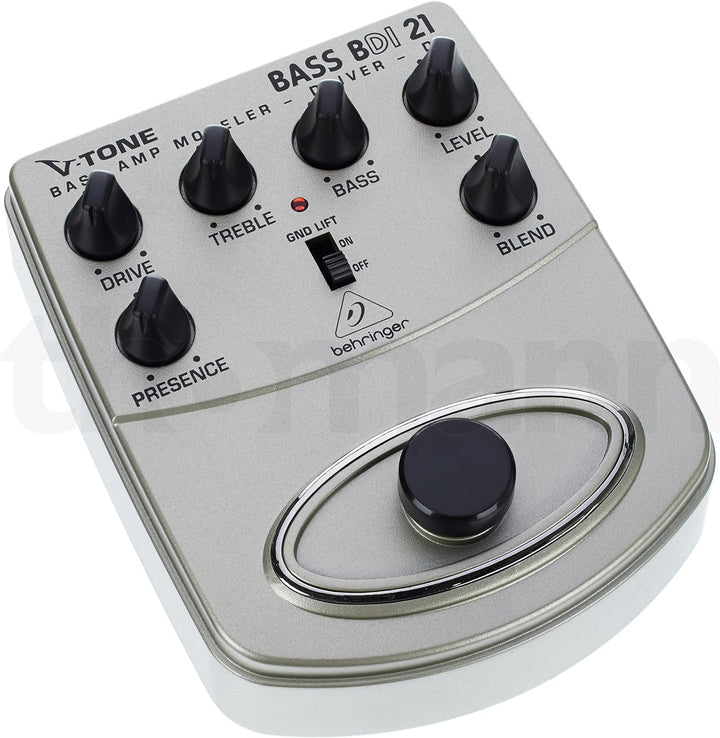 Behringer V-TONE BASS DRIVER DI BDI21 Bass Amp Modeler/Direct Recording Preamp/DI Box V-TONE BASS DR