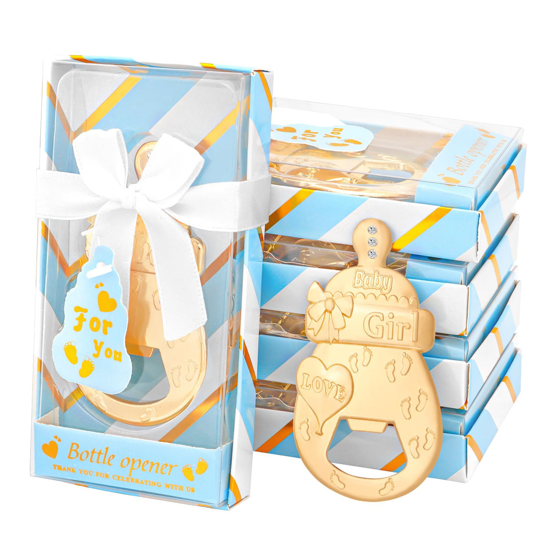 24 Stück Baby-Flaschenöffner Gastgeschenke Babyparty Gastgeschenke Baby Boy Shower Geschenke Dekorat