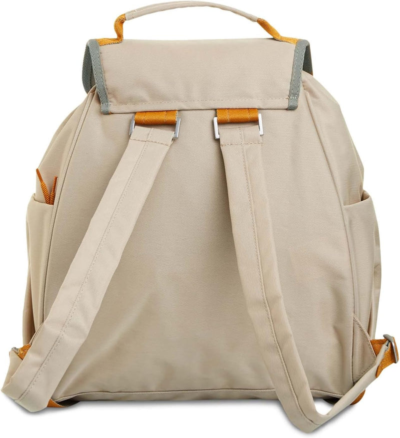 Invicta Rucksack Way Me, Beige - Studium, Arbeit & Freizeit - Seitentaschen Weiss, Weiss