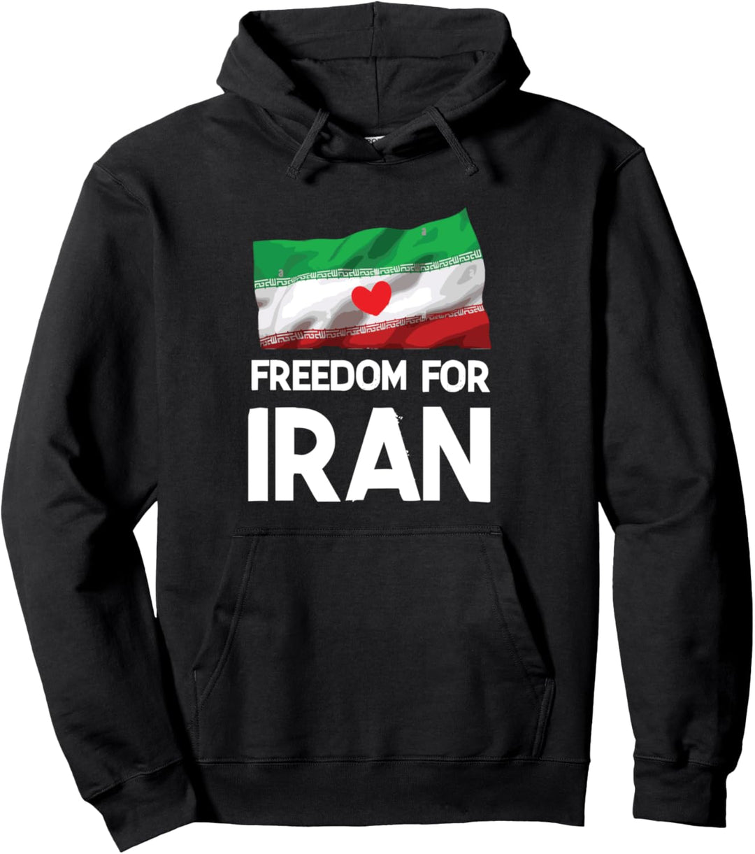 Freedom For Iran | Peace Free Iran | Persisches Zitat Pullover Hoodie