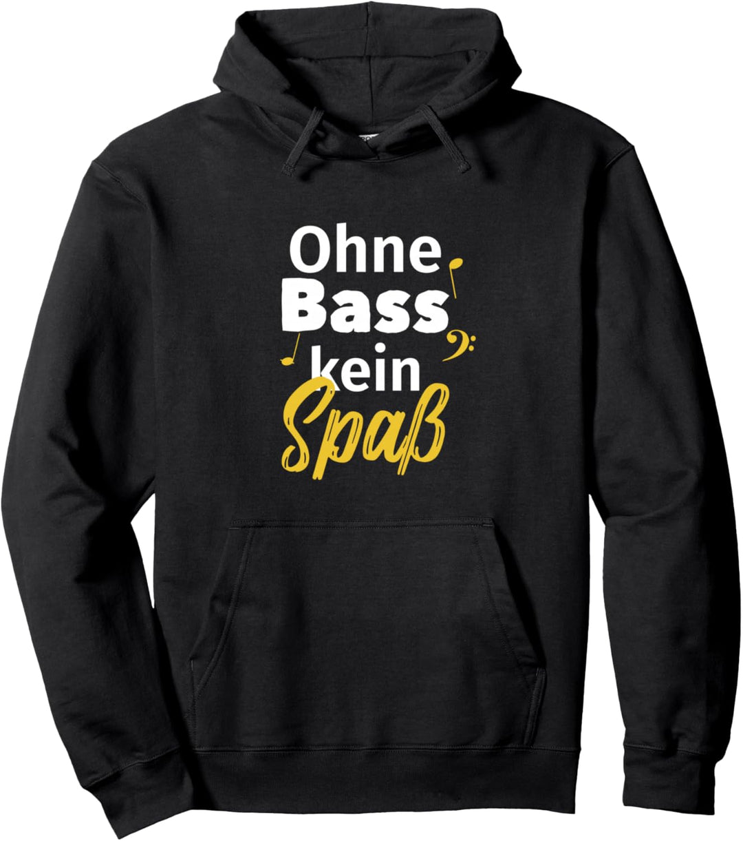 Ohne Bass Kein Spass Chor Sänger Design Pullover Hoodie
