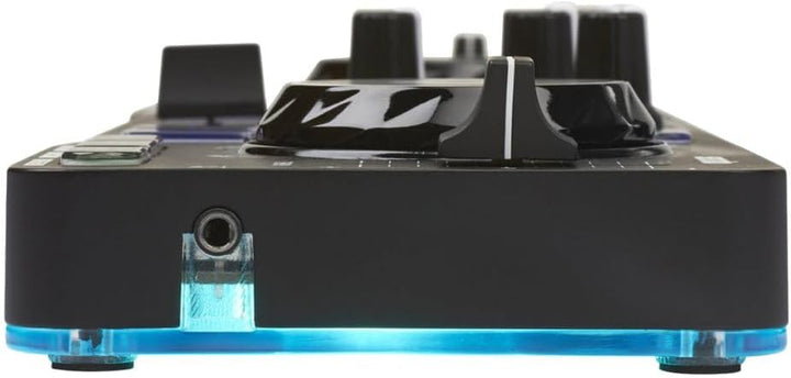 Hercules DJControl Starlight - Tragbarer 2-Deck DJ-USB-Controller mit 8 Pads, Serato DJ Lite Softwar