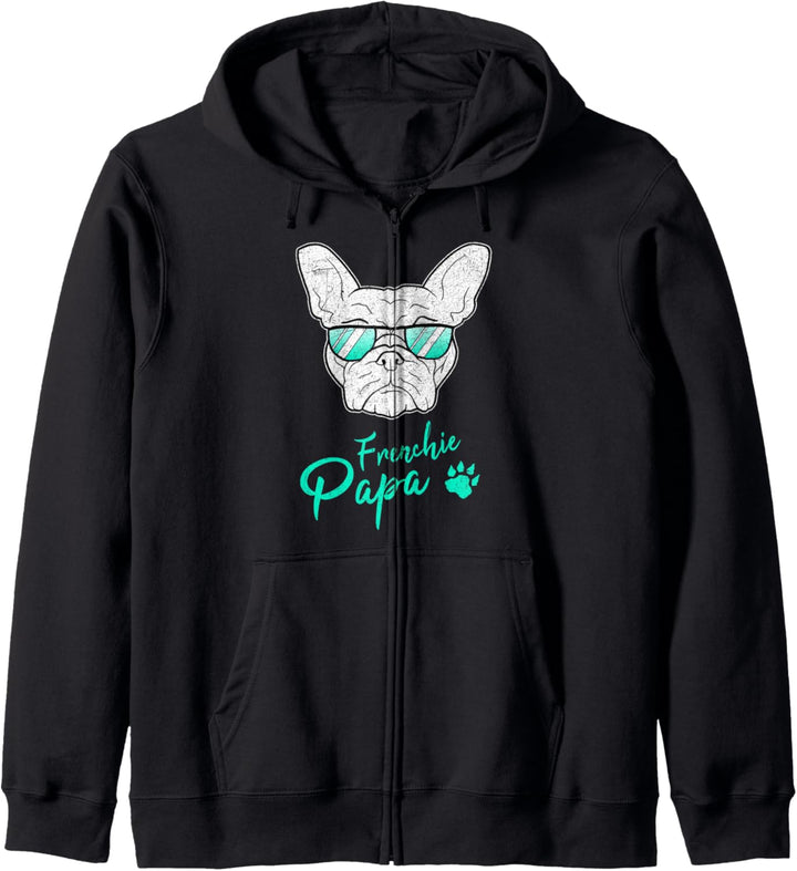 Frenchie Papa Französische Bulldogge Herrchen Bully Vater Kapuzenjacke