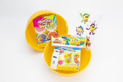 Play-Doh - riesiges Osterei mit 7 Überraschungen ab 3 Jahren, Mehrfarbig