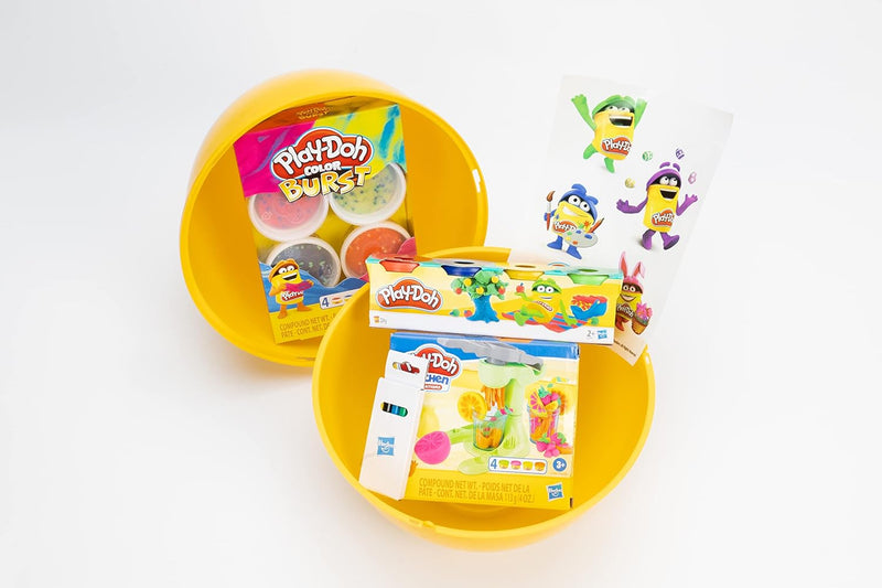 Play-Doh - riesiges Osterei mit 7 Überraschungen ab 3 Jahren, Mehrfarbig