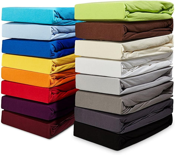 Spannbettlaken für Wasserbett/Boxspring/Übergrössen 180x200-200x220 cm anthrazit (anthrazit/anthrasi