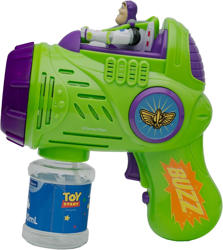 Lexibook, Disney Toy Story Elektronischer Blasenwerfer, 3D-Charakterfigur, Licht- und Soundeffekte,