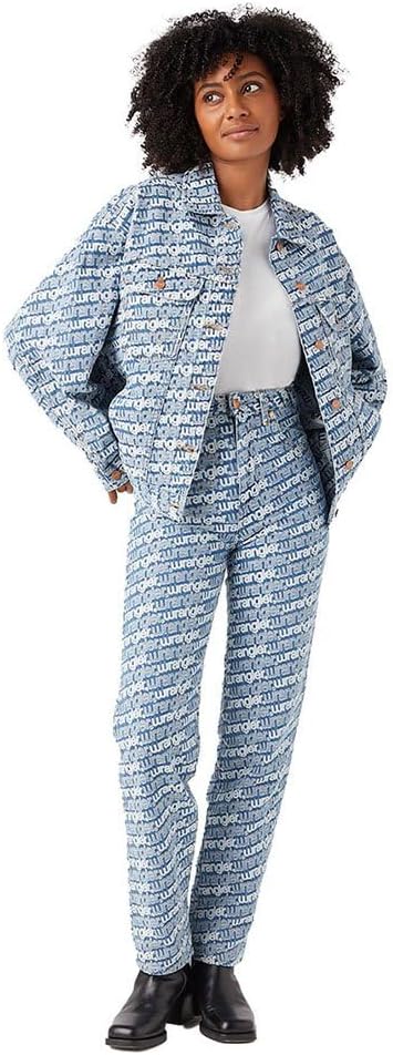 Wrangler Damen Jumbo Trucker Denim Jacket M MR WRANGLER, M MR WRANGLER