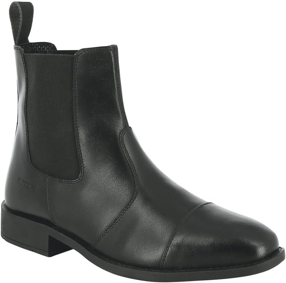 Kinder Reitstiefeletten JODHPUR Norton Leder schwarz 33