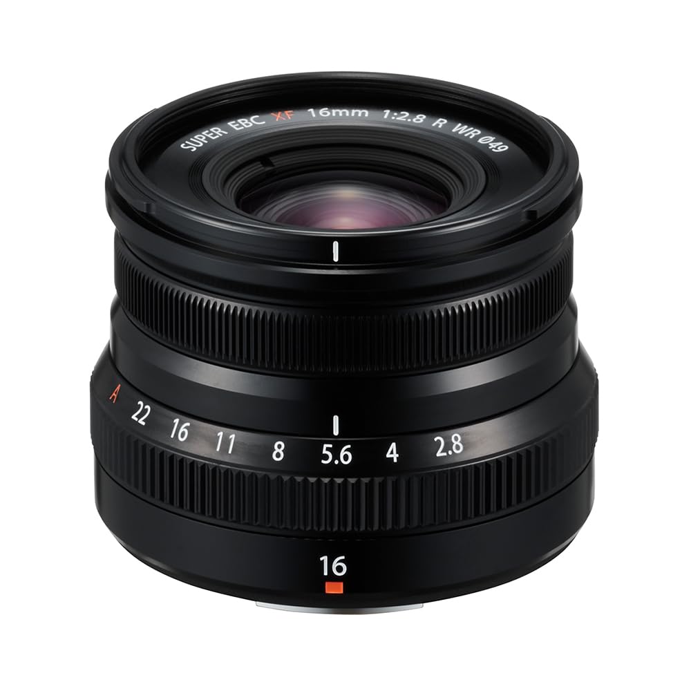 Fujifilm Fujinon XF16mmF2.8 R WR Schwarz Schwarz Single, Schwarz Single
