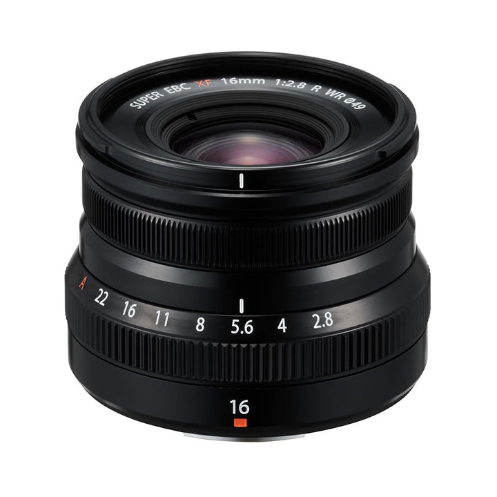 Fujifilm Fujinon XF16mmF2.8 R WR Schwarz Schwarz Single, Schwarz Single