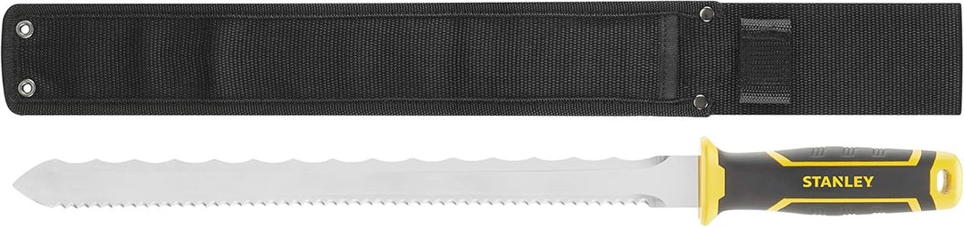 STANLEY Fatmax Isoliermesser 350 mm – Klinge aus Edelstahl – Griff aus Bi-Material – Schutzhülle für