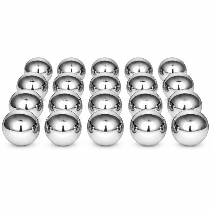 Gebrüder Lomprich Edelstahlkugeln B-Ware 20 Stück Durchmesser 10 cm