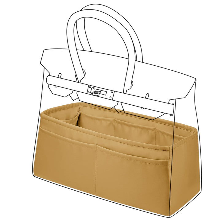 DGAZ Handtasche Tasche Organizer, Seide Innentasche für Birkin 20/25/30/35/40, Seidige Berührung Tas