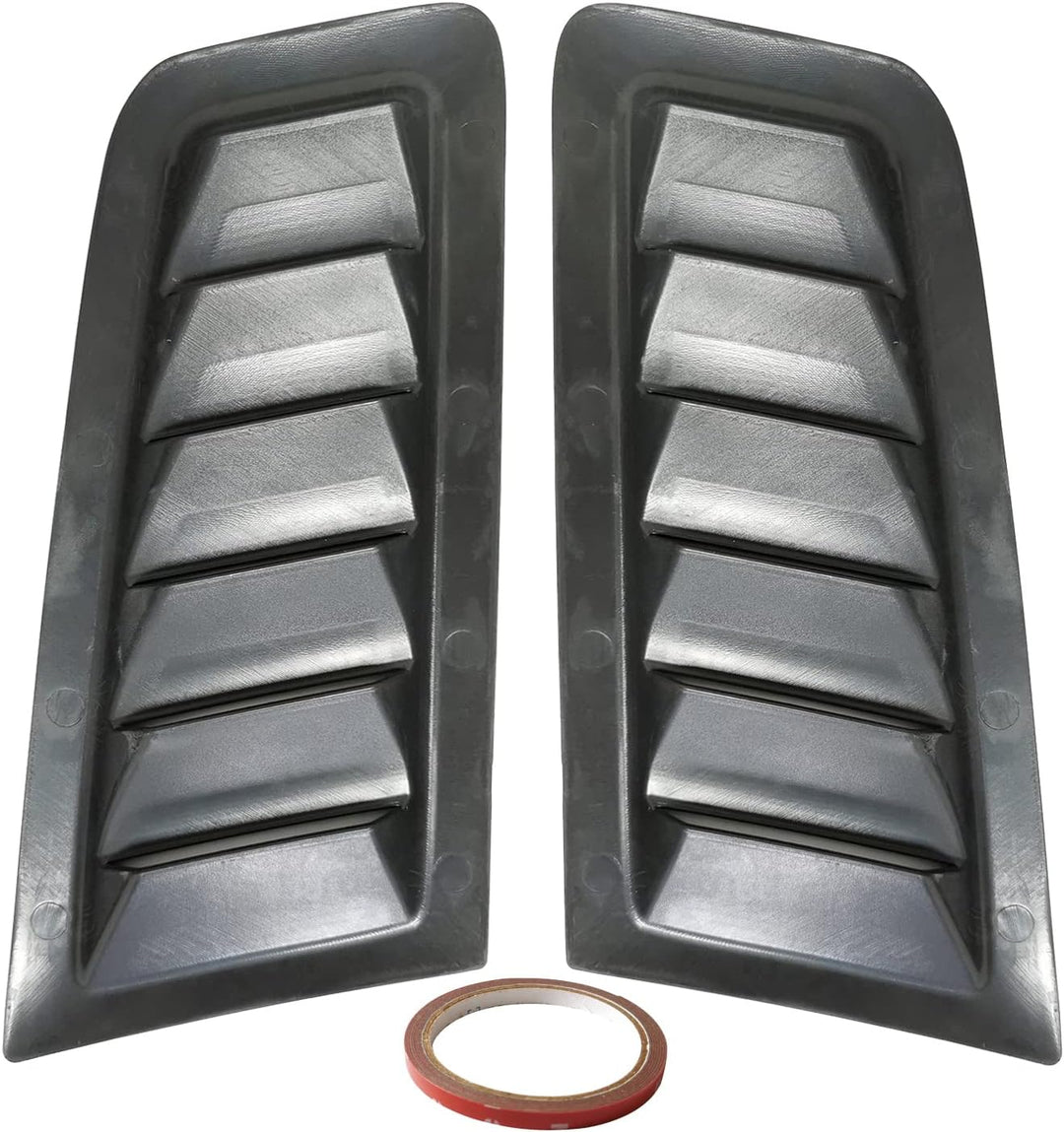 KYYET Universal-ABS-Lufteinlass-Schaufel, Turbo-Motorhaube, Abdeckung für Lüftungsschlitze, Focus Fi