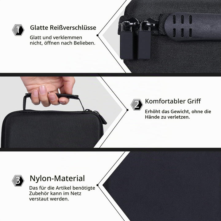 co2CREA Harte Reiseschutzhülle Etui Tasche für DJI OM 5 /OM 4 /OM 4 SE/Osmo Mobile 3 Gimbal 3-Achsen