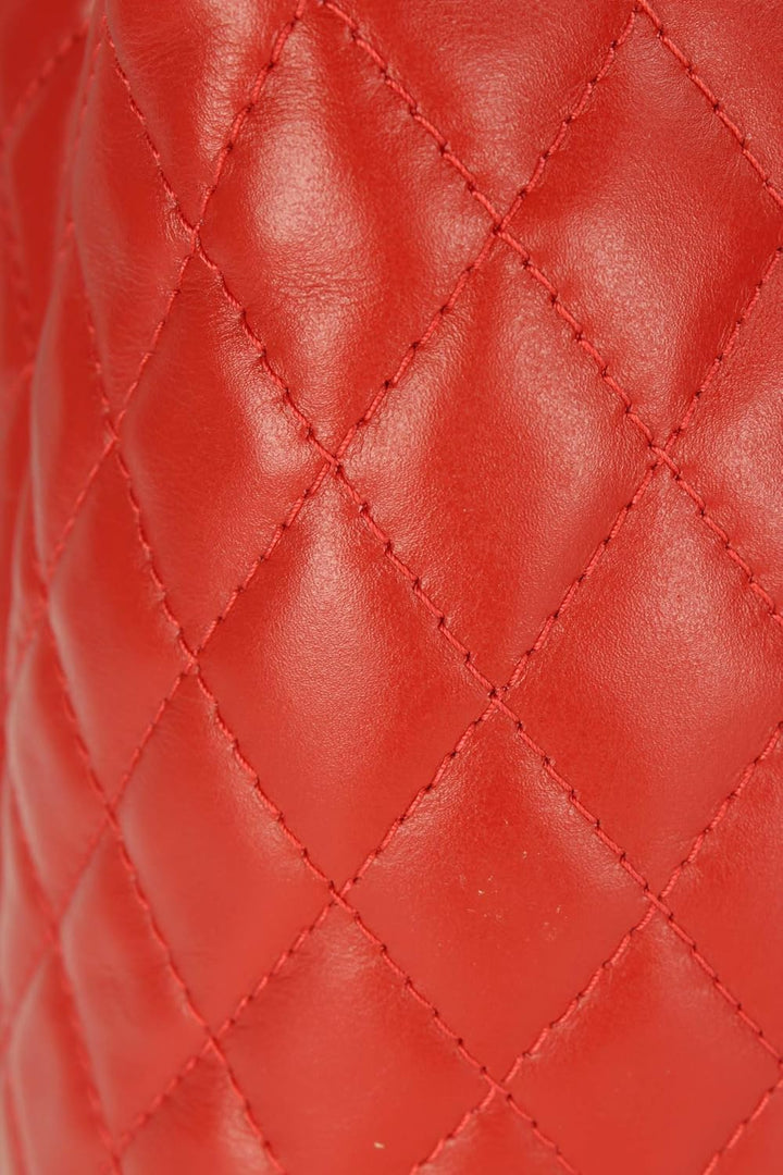 Belli edle italienische Echt Nappa Leder Damentasche Henkeltasche Umhängetasche gesteppt - 34x25x17